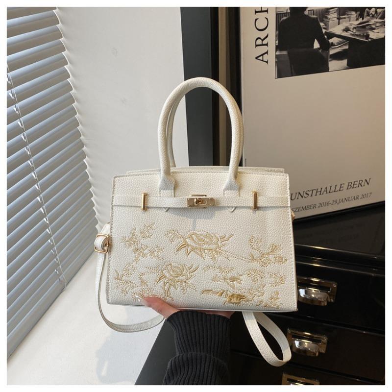 Portable Personalized Bag with Traditional Chinese Style, Large Capacity, Single Shoulder Crossbody Bag