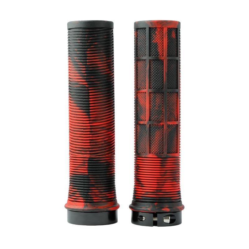 

NPY Bicycle Handles Mtb Rubber Lock-on Grip Shockproof Non-slip Mountain/Road Bike Handle Cover Folding Balance Bike Accessories