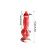 Liquid Silicone Dog Dildo for Adults, Realistic Pet Shape Anal Plug, Soft Flexible Erotic Sex Toy for Men & Women
