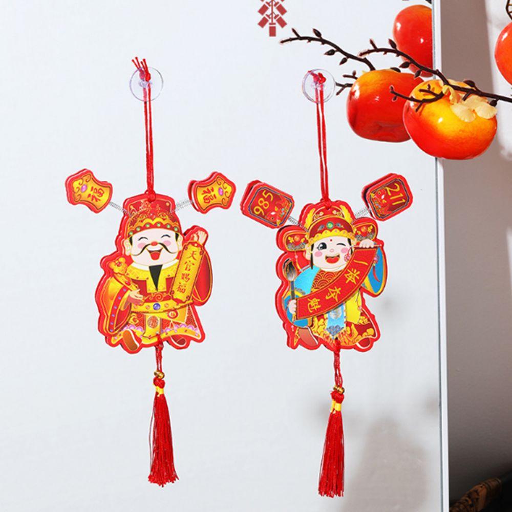 

Cute Shaking Head God Pendant With Pockets Spring Festival Sticker Spring Festival Style 3