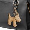 Tonecraft Hunde-Schlüsselanhänger, Schlicht, Orthodox, Hunde-Taschenanhänger, Beliebt, Stilvoll, Niedlich, Hase, PU-Leder, Quetschbar, beige