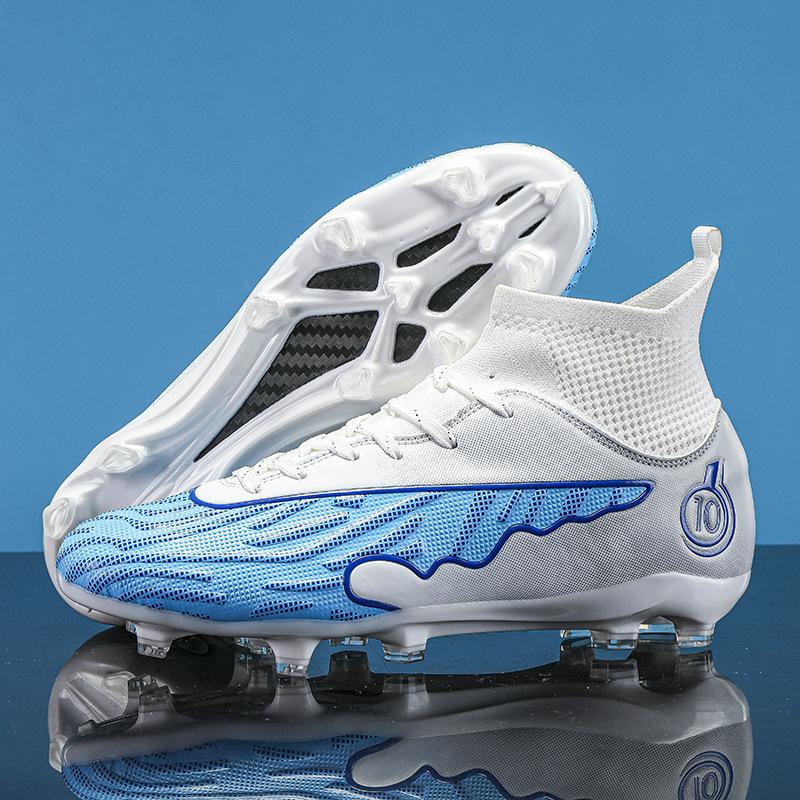 Men's and women's shoes Artificial grass spikes Football shoes Men's same broken competition Teen students nail training