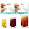 10pcs Transparent Plastic/Aluminum Foil Liquid Package Nozzle Bags Juice Beverage Milk Sealed Stand Up Storage Reusable Pouch