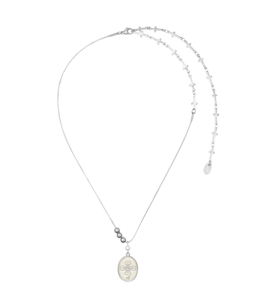 Nff Harmless Frame Necklace-Silver