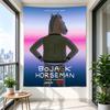 Bojack Horseman Netflix Final Sunset Pink Blue Poster