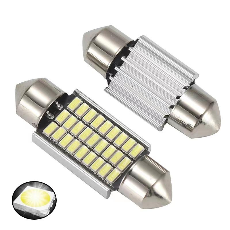 5/10 Stück Auto LED C5w/C10w Front- und Rückseiten-Leselichtbirne Doppelkontakt Superhell Dekodiert Kennzeichen-/Instrumentenlicht