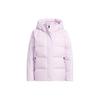 adidas Side Stripe Warm Casual Hooded Down Jacket Women Jacket Light-Purple IT8719