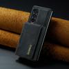 2 in 1 Detachable Leather Cards Holder Wallet Cover For Samsung Galaxy Z Fold 6 5 4 5G Fold4 Fold3 Magnetic Card Bag Stand Case