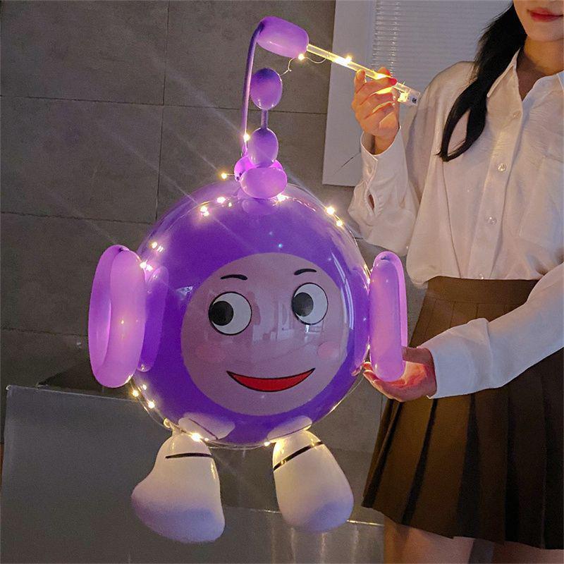 Cartoon Egg Waffle Lanterns: Luminous Bobo Balloons for Night Markets & Parties
