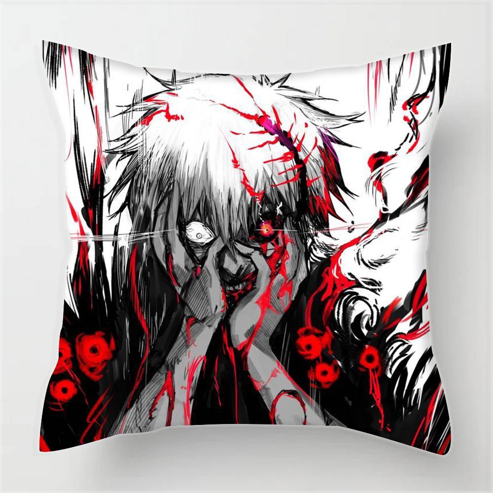 Kuddfodral kuddöverdrag vardagsrum soffor heminredning presenter Anime T-okyo Fear Ghoul söt