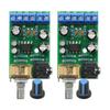 2pcs TDA2822M 2.0 Stereo Dual Channel Amp AUX Audio Amplifier Board DC1.8-12V