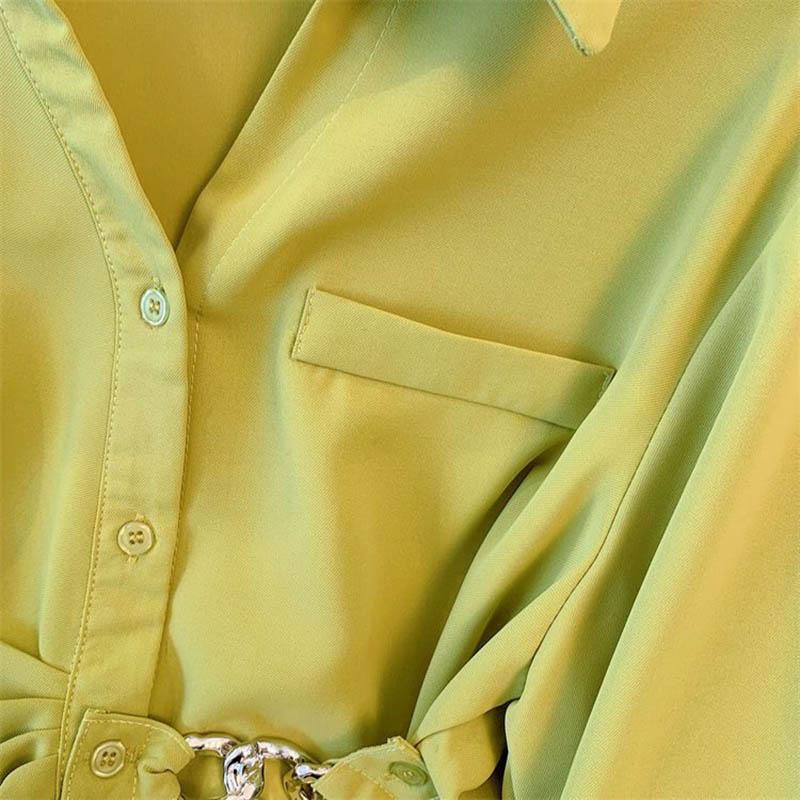 Cămașă pentru Femei Palton Oversize Larg Bluză Casual Mânecă Lungă Culoare Solidă Moale Larg Top