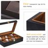 Baskiss Luxury Wooden Watch Storage Collection Watch Display 12-Watch Case, Box, Case,