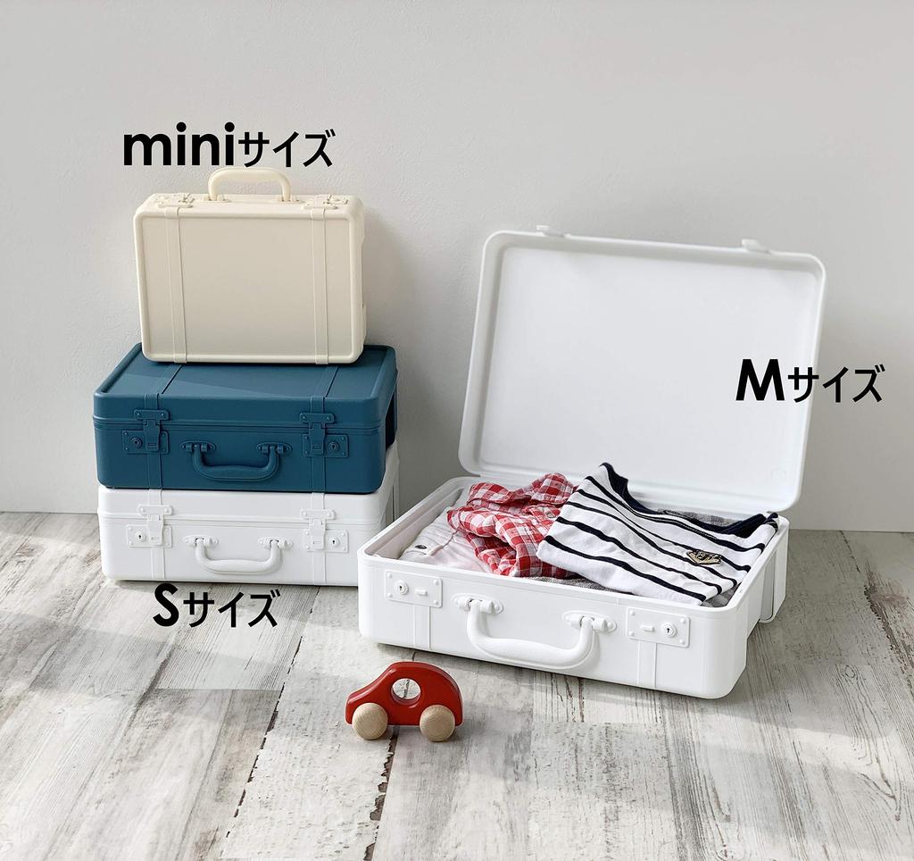 Yawata Kasei "Trunk Story" Multi-Purpose Storage Case, White, Large, Sceltevie TRUNKSTORY 240501