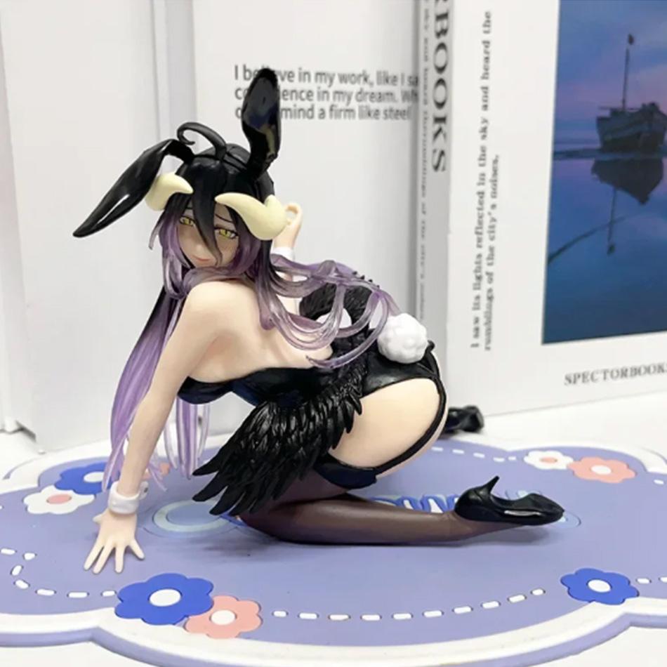 13cm Anime Figur - Niedlicher Badeanzug Albedo Hentai Desktop Figur Sammlermodell Spielzeug Nudelstopper Actionfigur