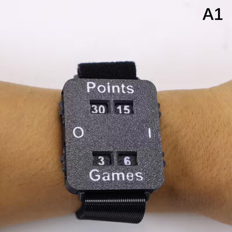 

Portable Cricket/Tennis Wristband Instant Score Tracker No Memory Loss Suitable For Coaches, Referees, Players