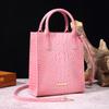 New Fashionable Alligator pattern Shoulder Bag High quality Retro Handbag All match Women's Multifunctional Small Square Bag