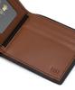 Daks Men'S Accessories (Barnet) Barnet Dark Brown Barnet Embossed Dd Pattern Bifold Wallet Dbwa6F926W3
