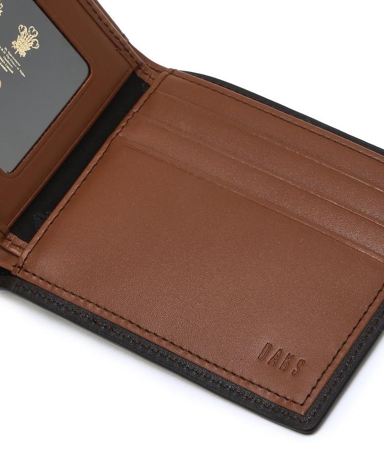 Daks Men'S Accessories (Barnet) Barnet Dark Brown Barnet Embossed Dd Pattern Bifold Wallet Dbwa6F926W3