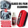 Car Glass Oil Film Remover Glass Cleaning Board Hydrophobic Windshield Oil Film Cleaning Brush Stain Remover Auto Detailing Tool