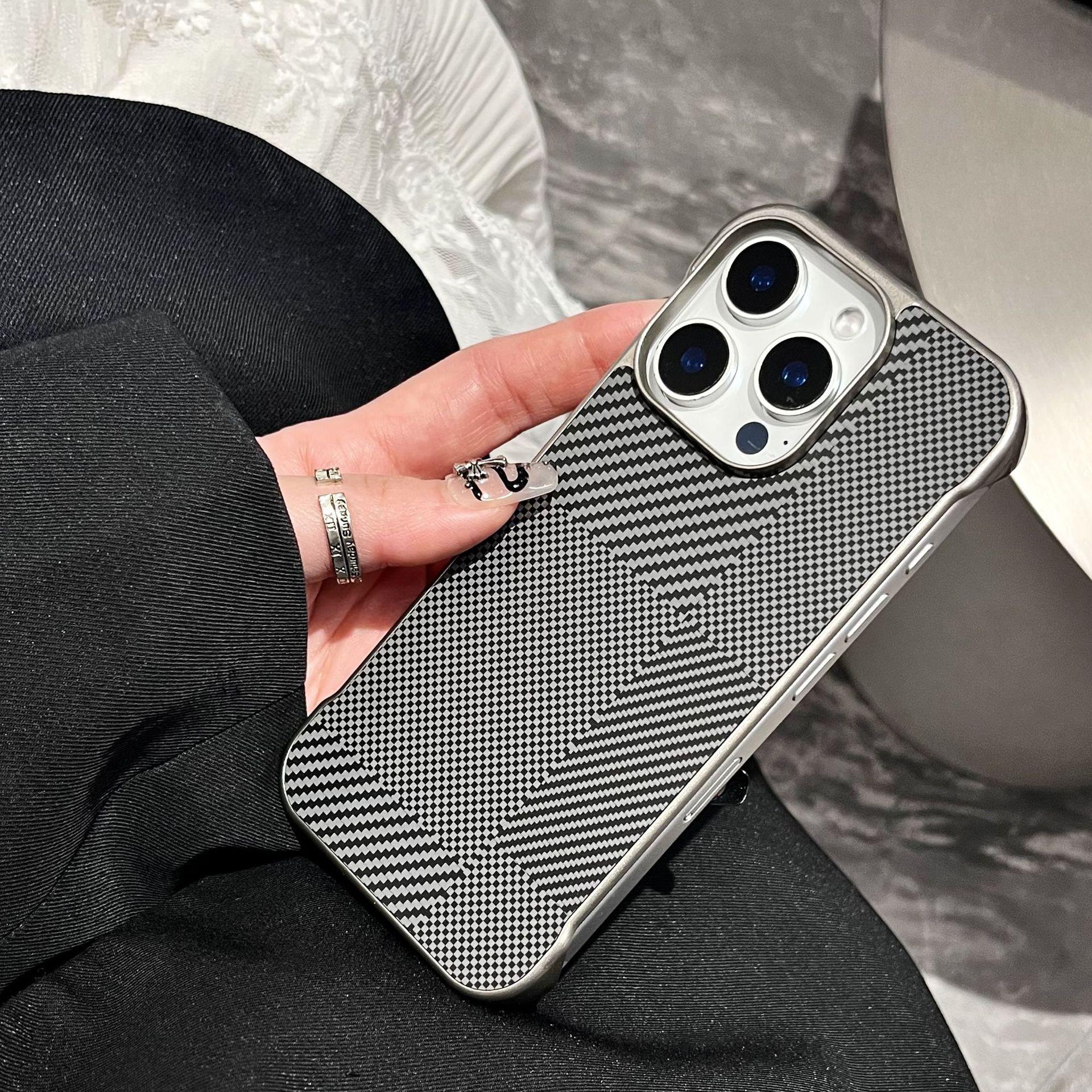 

Чехол для мобильного телефона Apple 16E из углеродного волокна «Мондриан» IPhone 15 Promax Бескаркасный чехол iPhone12Pro