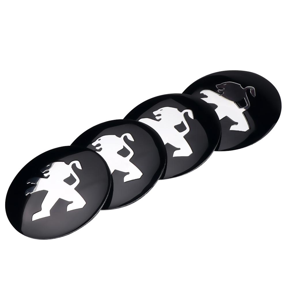 2026 Hete Auto Sticker 3D Metaal Auto Styling Auto Wiel Band Naaf Badge Stickers Voor Peugeot 301 307 308 406 508 2008 3008 5008 108 R