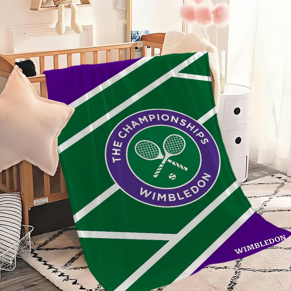 Arte sportiva fresca W-WimbledonS C-Campionati Calda coperta in flanella morbido peluche per divano soggiorno camera da letto regalo da viaggio