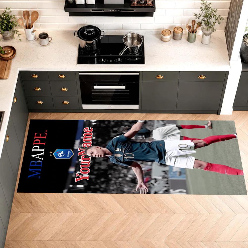 Mbappe Customize Your Name Kitchen Rug Runner Rug Laundry Mat Hallway Entryway The Best Gift Choice