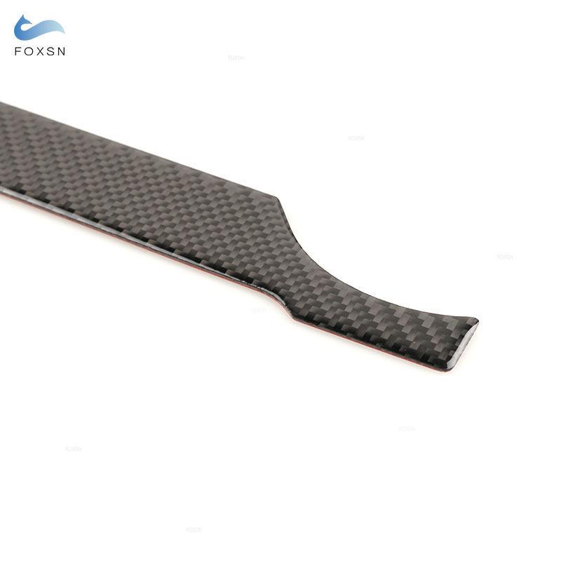 For Seat Ibiza 6l 2003 2004 2005 2006 2007 2008 Soft Carbon Fiber Car Inner Dashboard Panel Co-pilot Passenger Side Strip Trim