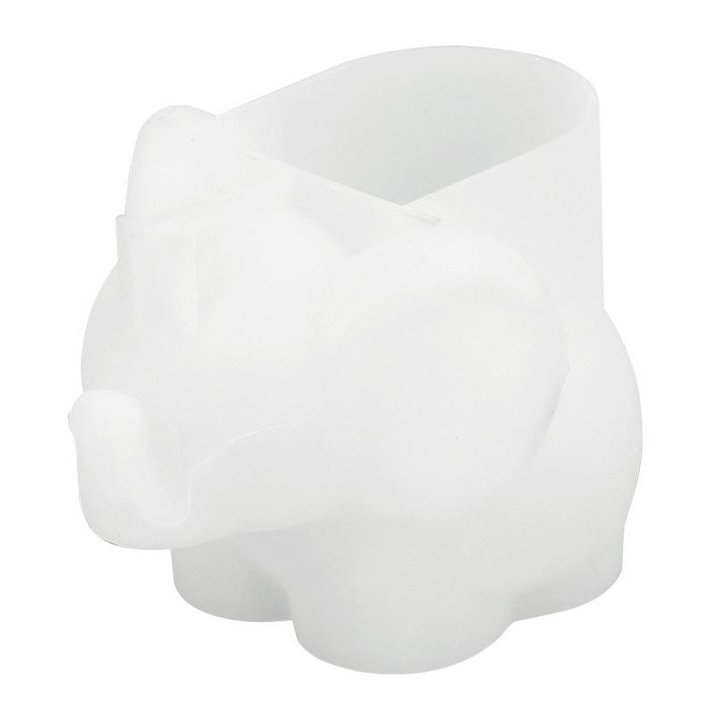 Elephant Shape Silicone Planter Pot Mold Diy Cactus Succulent Planters Mould Gypsum Clay Epoxy Resin Vase Molds