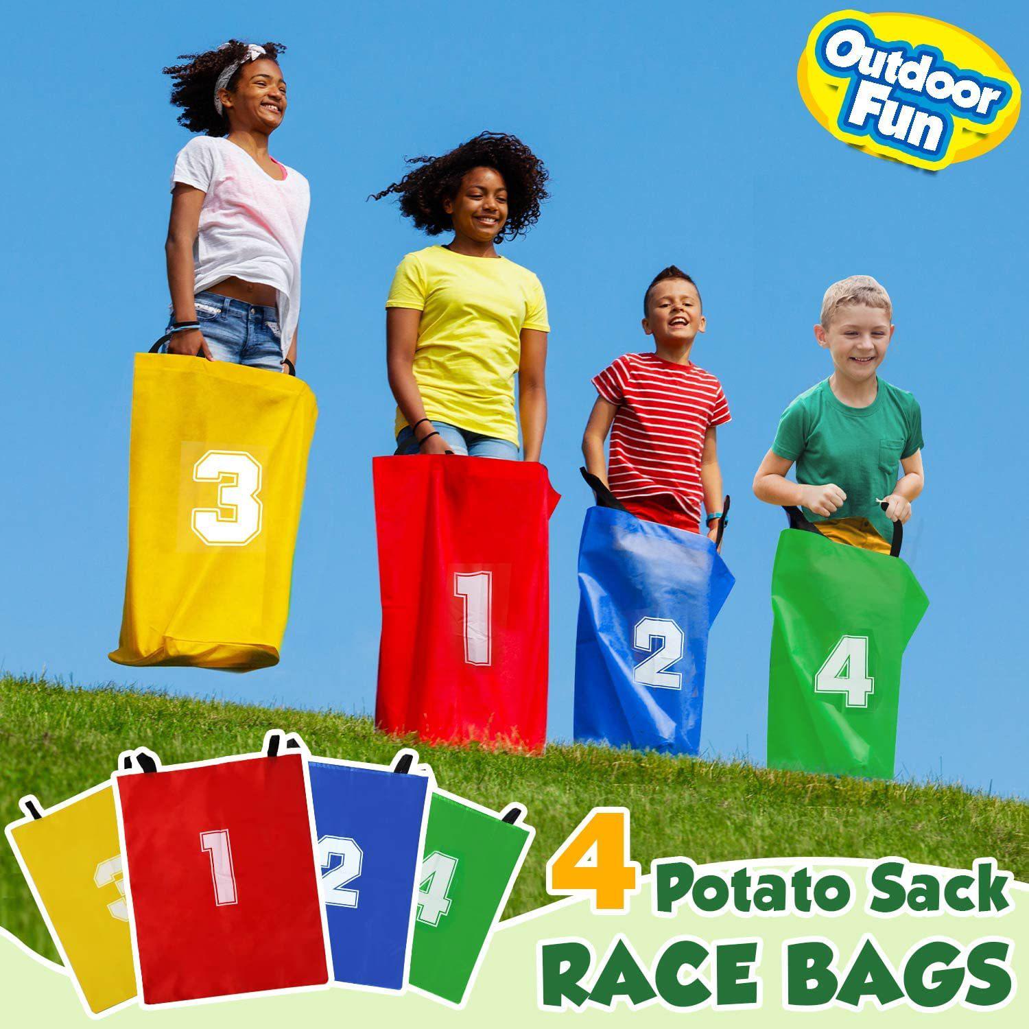 

Kids Canvas Jumping Bag for Sensory Training and Fun Parent-Child Activities in Kindergarten