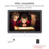 17inch LED Digital Photo Frame 1080P High Resolution Electronic Picture Frame MP3 MP4 Video Player Clock Calendar with
