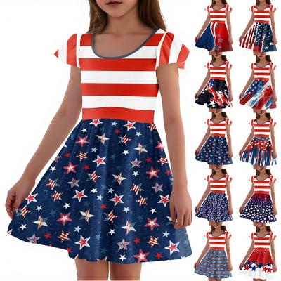 Girls Toddler SleeveDress Dresses Casual Party School Dresses Clothes For Girls