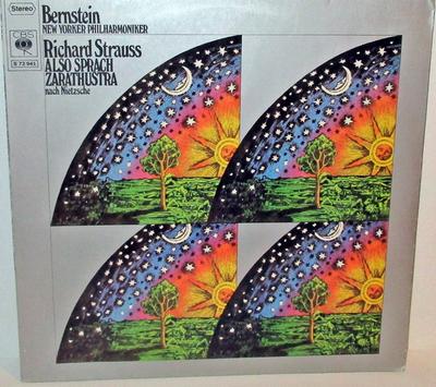 LP Record LEONARD BERNSTEIN NEW YORK PHILHAR  Also Sprach Zarathustra S72941 CBS 1970 Germany Classical Used