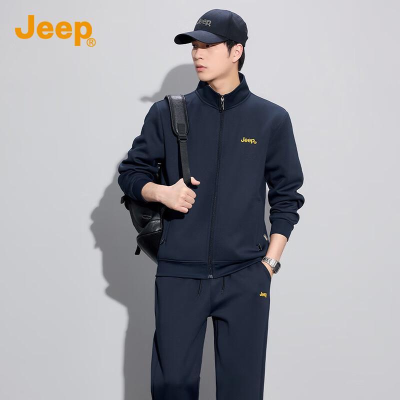 JEEP Men s 2-Piece Casual Sports Tracksuit 3XL