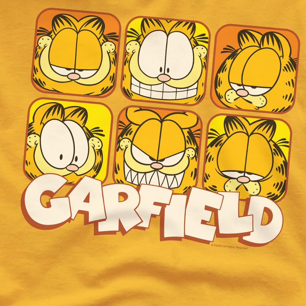 Garfield Mens Many Faces T-Shirt