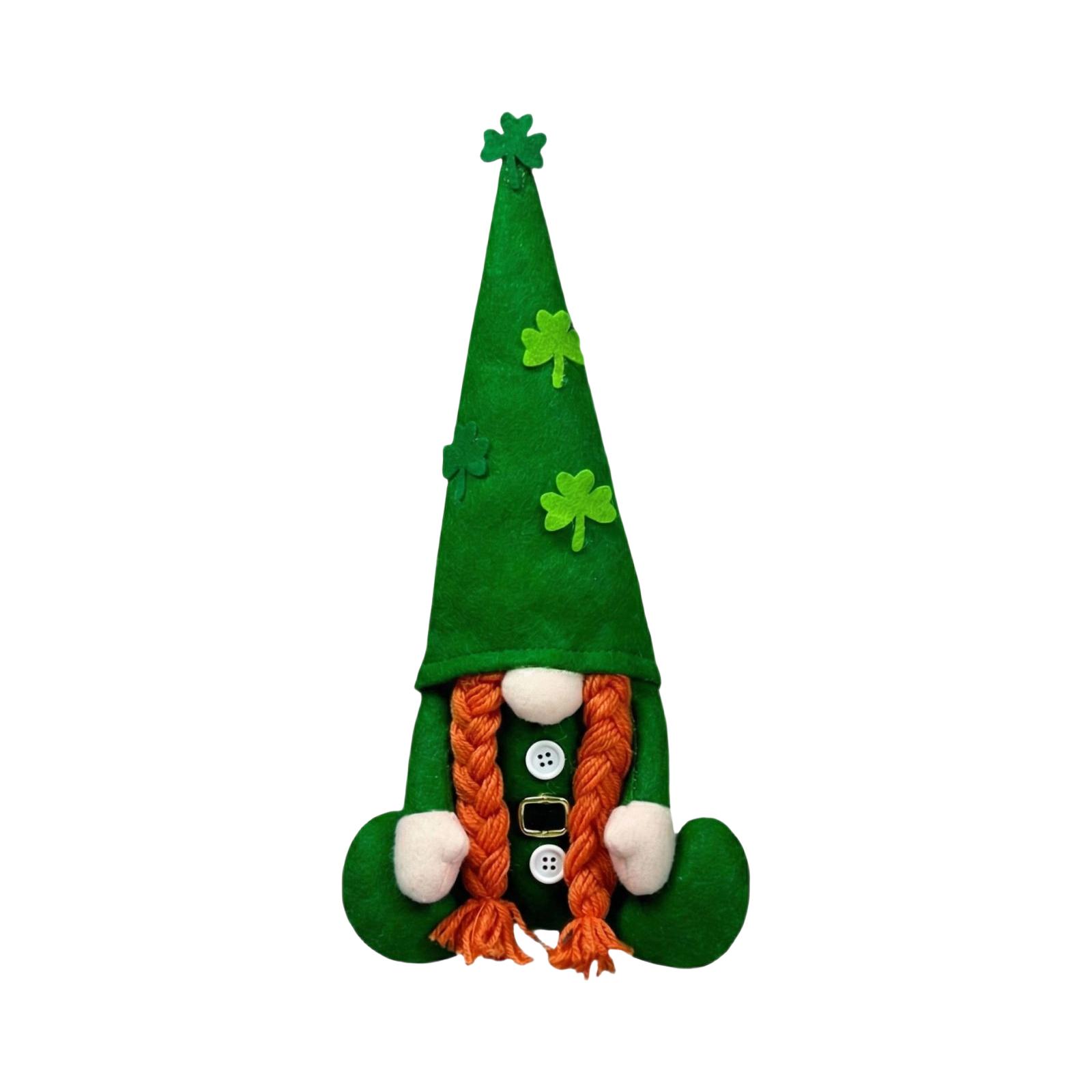 Patrick s Day Green Hat Doll, Irish Day= Faceless Man Decoration