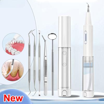 Dental Calculus Remover Water Flosser Irrigator Electric Ultrasonic Teeth Scaler Oral Tooth Tartar Removal Plaque Stains Cleaner