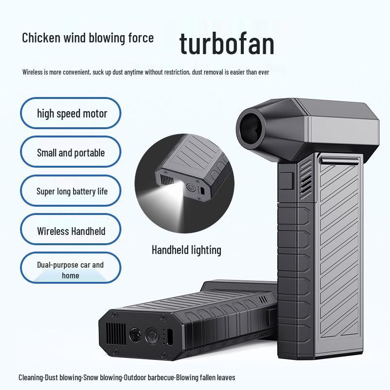 

2026 Germany MH Dual-Use High-Power Cordless Blower for Home & Car – Dust & Snow Removal Black