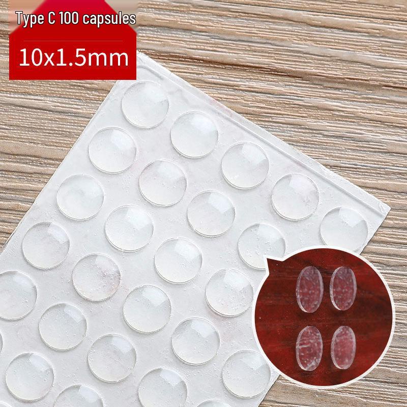 Silicone Anti-Collision Door Knob Pad & Wall Protector Set