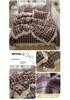 Princess Style Crinkled Gauze Lace Bedding Set - 4-Piece Washable Cotton Plaid Double Duvet Cover for All Seasons