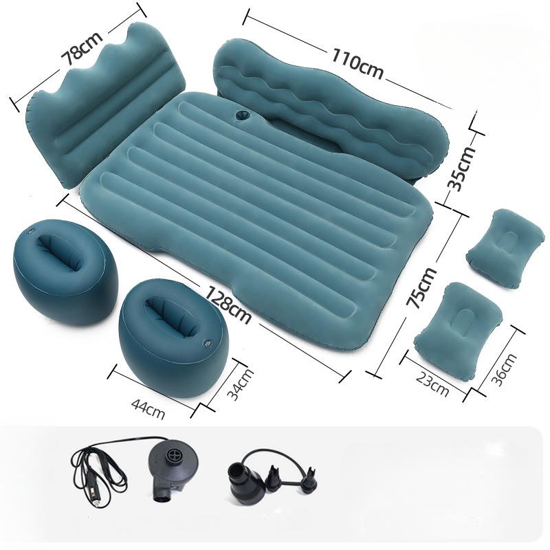 General Motors Inflatable Bed for Rear Seats Soft Plush Air Cushion Bed Car Travel Bed Portable and Comfortable Mattress