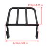 Sissy Bar Backrest Luggage Rack For Heritage Softail Dyna Sportster 1986+ Black