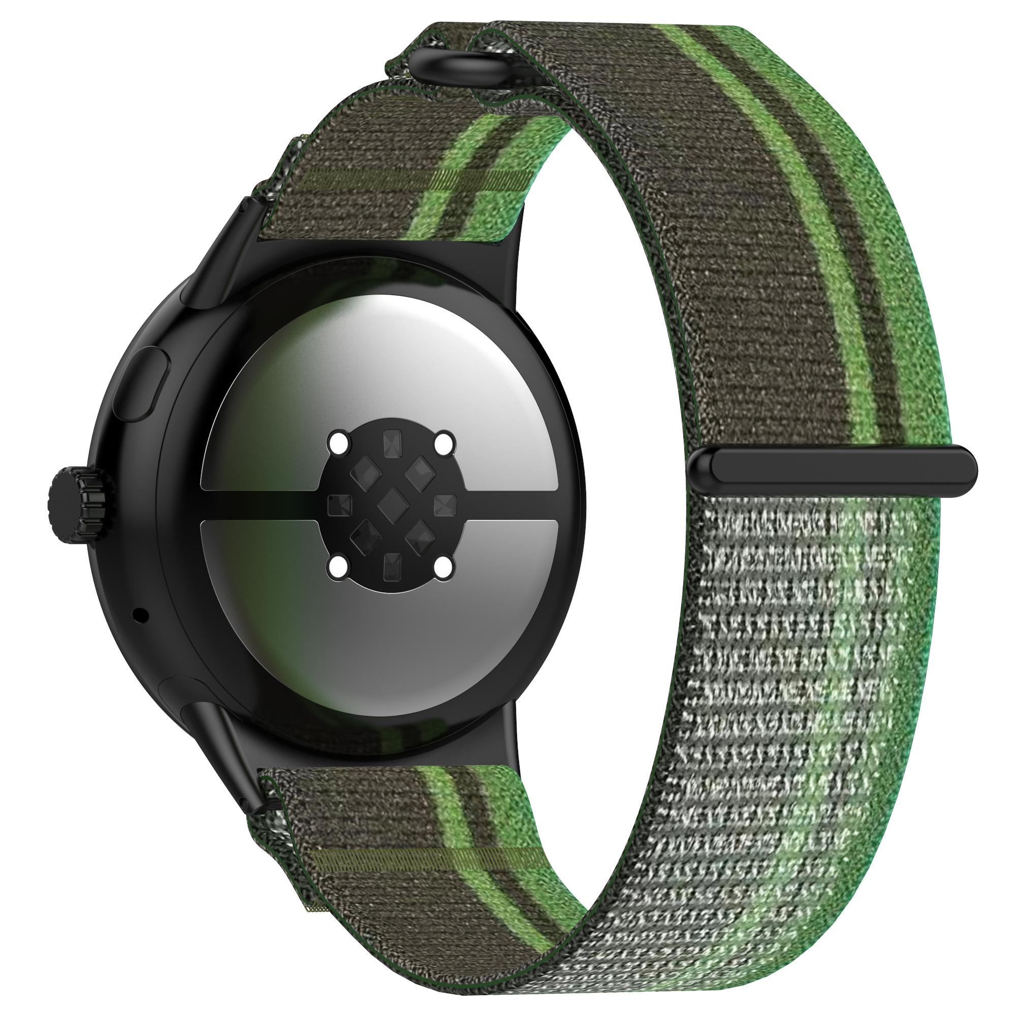 

Ремінець для Google Pixel Watch 3 41 мм/Pixel Watch 2/Pixel Watch Регульований нейлоновий ремінець-петля Blackish Green