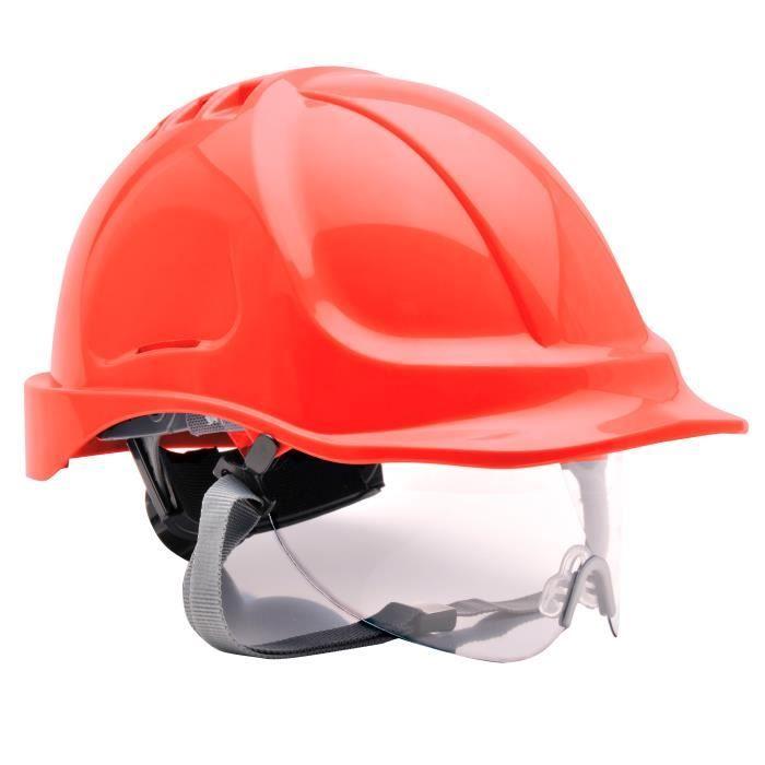 Casque de chantier endurance vision portwest orange