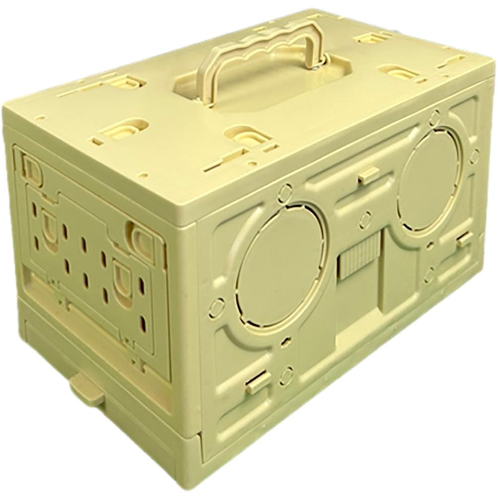 Foldable Pet Bird Cage Plastic Portable Cage For Bird Travel Cage Parrot Carrier Pairing Cage Outdoor Parrot Cage Pet Bird 22.6x14cm светло-желтого