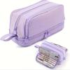 Trousse à crayons 3/4 compartiments Grande capacité Séparateur pour stylos Trousse à crayons pour élèves d'école Multicouches Partition transparente