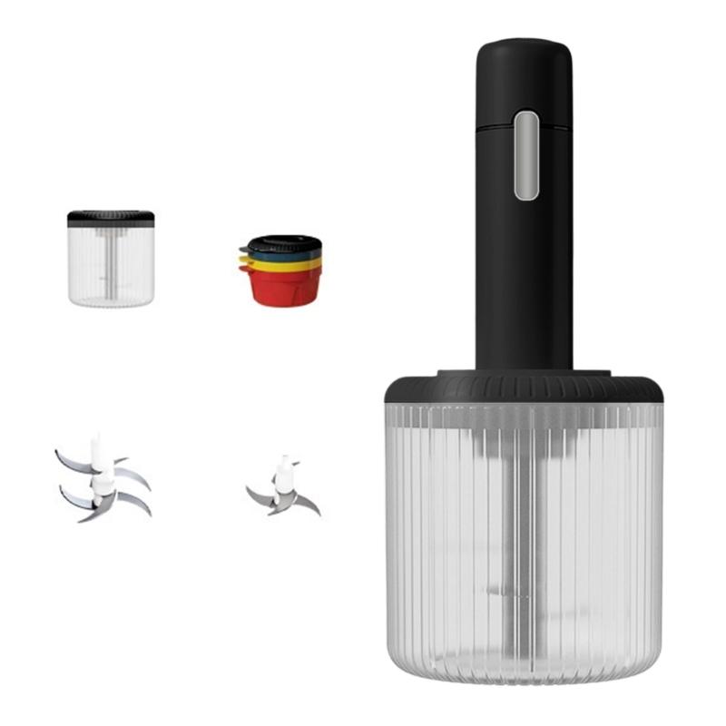 

Miniature Kitchen Gadget Powerful Electric Meat Grinder Vegetable Cutter Nut Processor Safe ABS Kitchen Appliance чорний