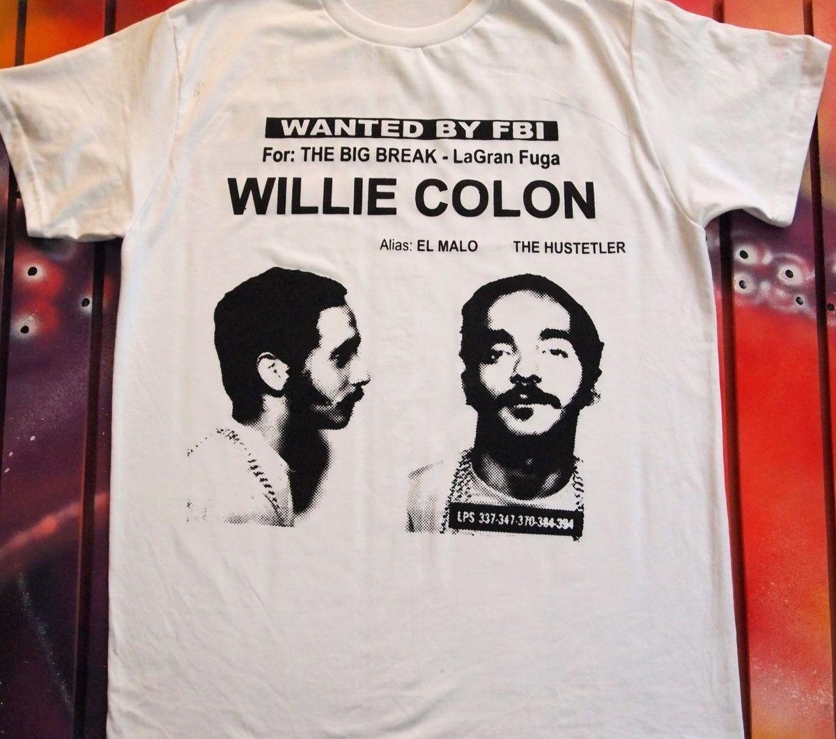 Classic Willie Colón R.I.P Collection S-235XL Tee U18.363 XL