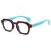 Neutral Retro Square Reading Glasses Anti Blue Light Full Frame Clear Presbyopia Glasses 0 To +4 0 Fashion Eyewear